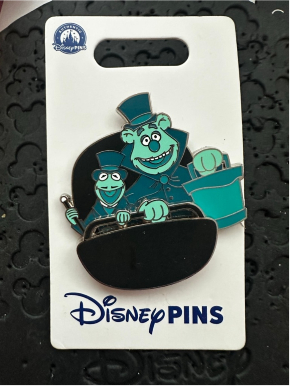 Disney Parks 2025 Haunted Mansion Muppets Kermit & Fozzy Doom Buggy OE Pin